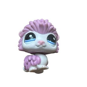 Littlest Pet Shop Pink Hedgehog LPSFigure Rare Textured Quill Design Collectible